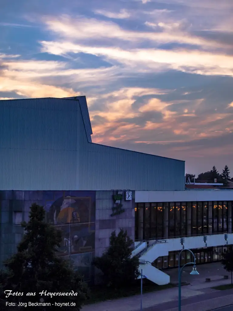 Sonnenuntergang am Lausitzer Platz