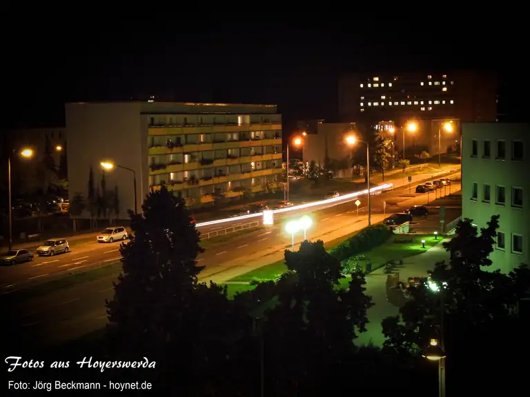 Virchowstraße in der Nacht