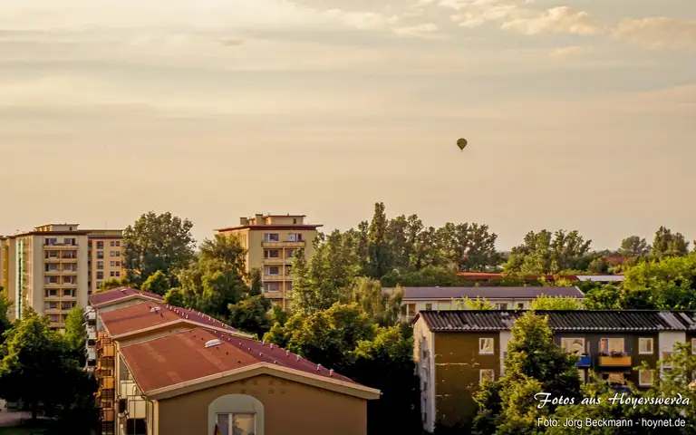 Ballon über Hoyerswerda