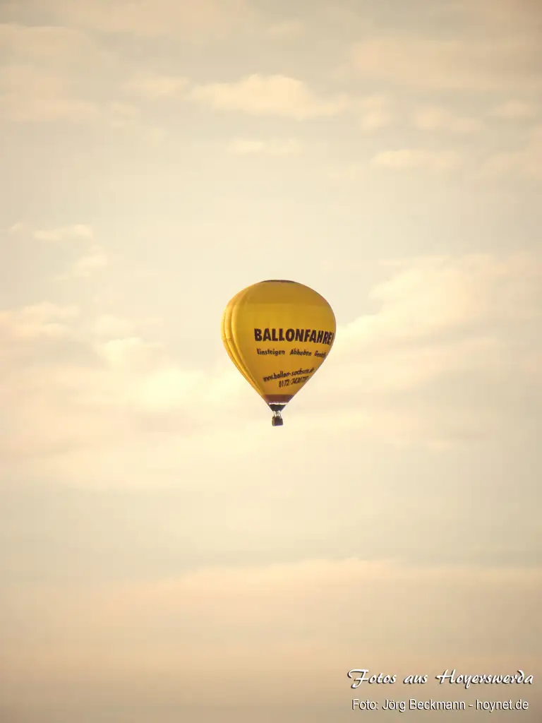 Ballon über Hoyerswerda