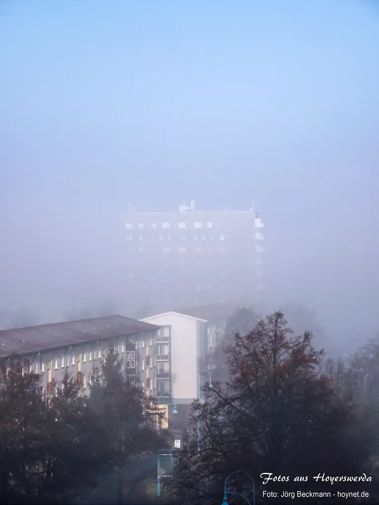 Nebel in Hoyerswerda