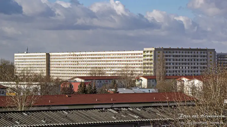 Stadtmauer Hochhaus Hoyerswerda