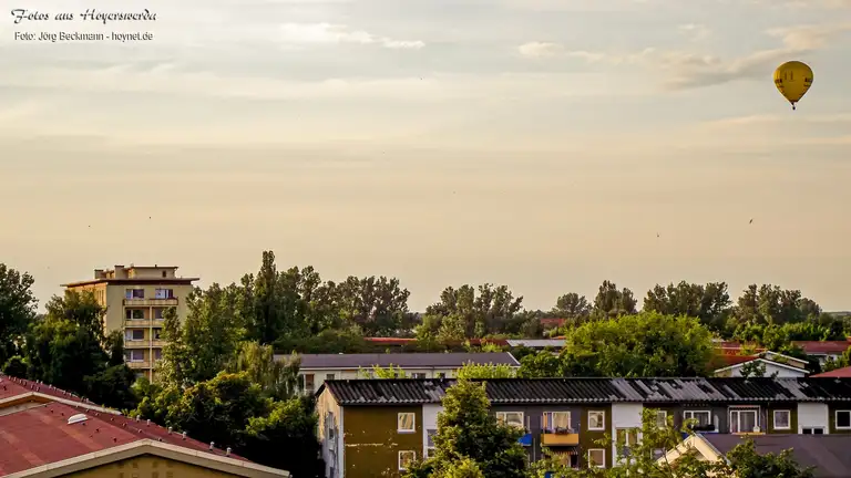 Ballon über Hoyerswerda