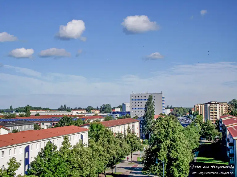 Blick auf Hoyerswerda