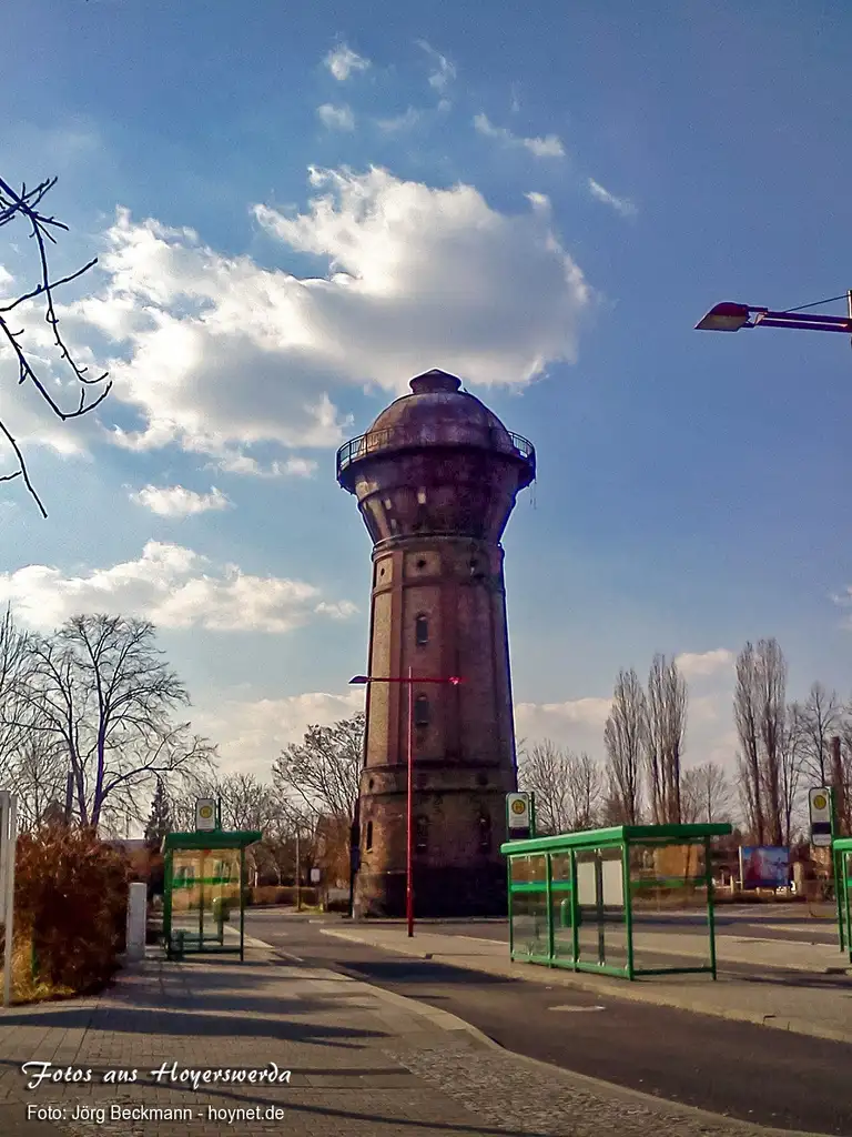 Wasserturm am Bahnhof Hoyerswerda